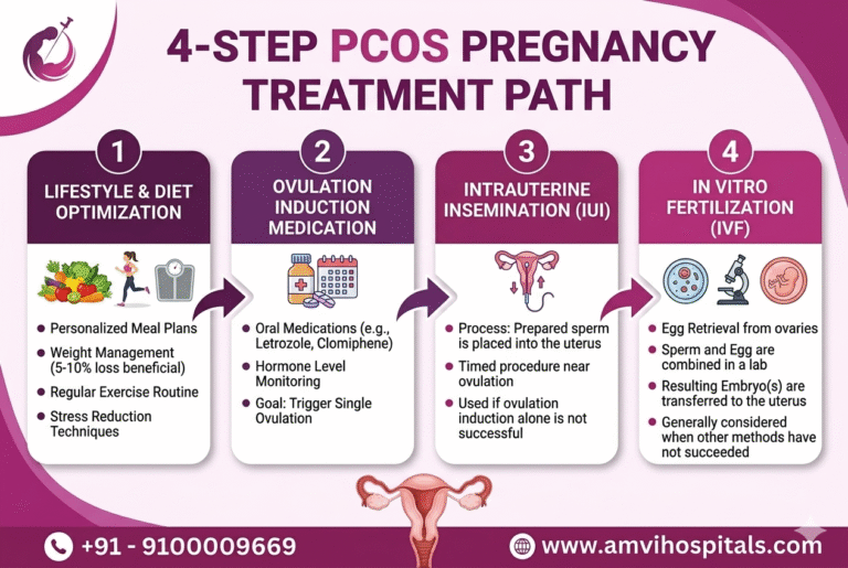 4-Step PCOS Pregnancy Treatment Path