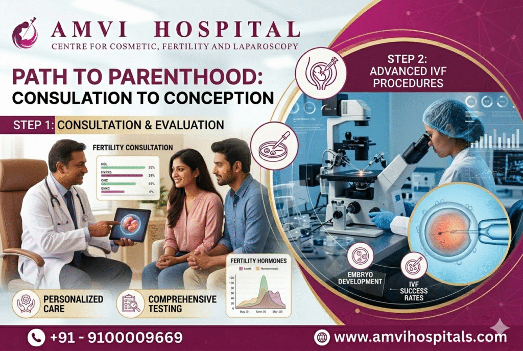 IVF cost in Hyderabad — AMVI Hospitals fertility treatment
