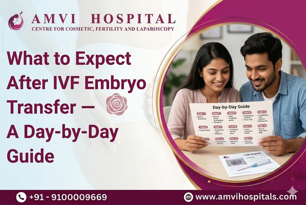 after IVF embryo transfer
